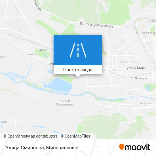 Карта Улица Смирнова