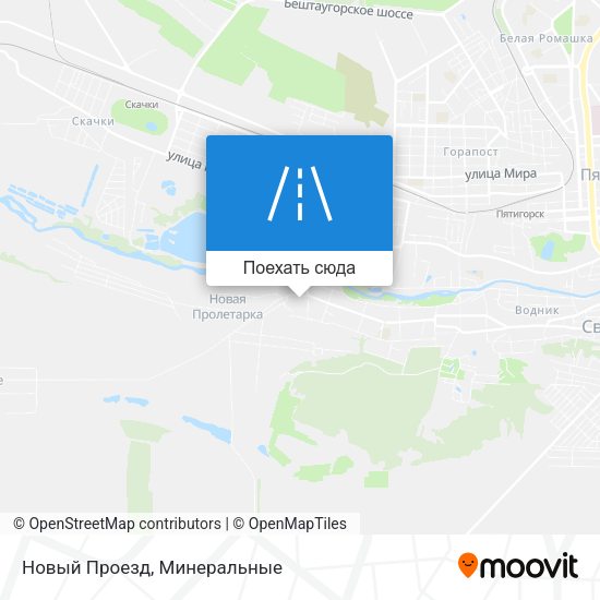 Карта Новый Проезд