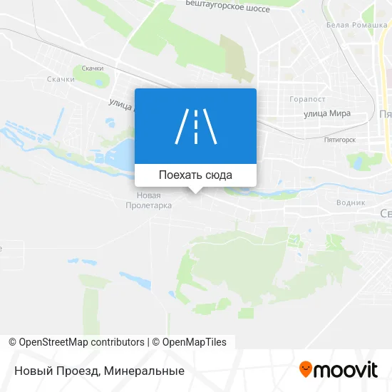 Карта Новый Проезд