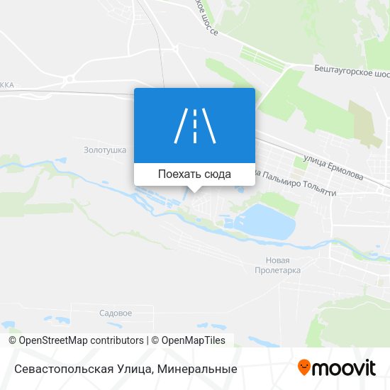 Карта Севастопольская Улица