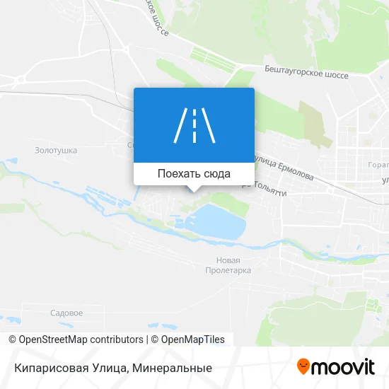 Карта Кипарисовая Улица