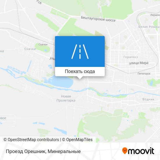 Карта Проезд Орешник