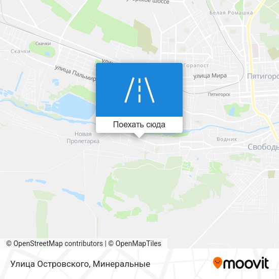 Карта Улица Островского