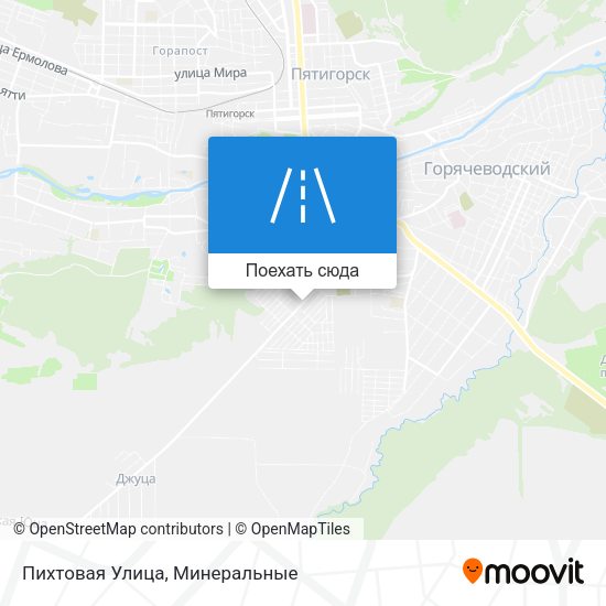Карта Пихтовая Улица