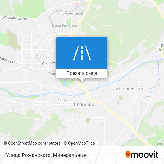 Карта Улица Рожанского