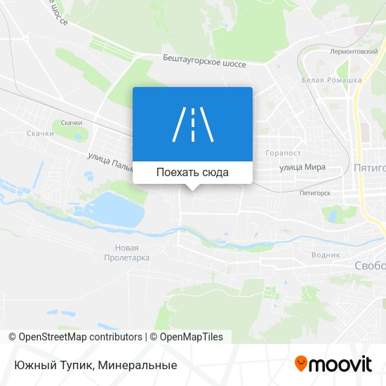 Карта Южный Тупик