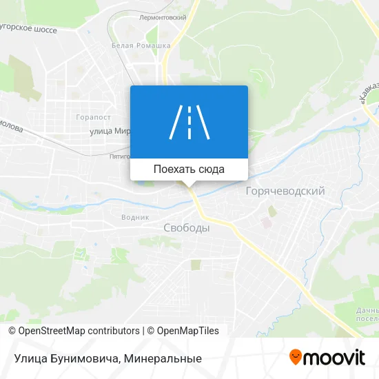 Карта Улица Бунимовича