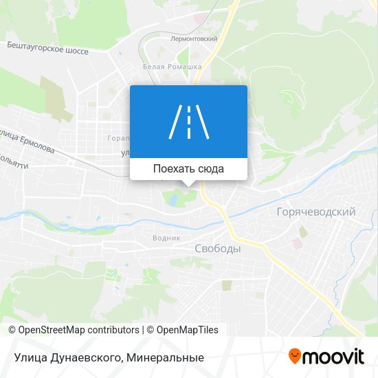 Карта Улица Дунаевского