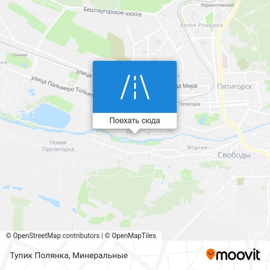 Карта Тупик Полянка