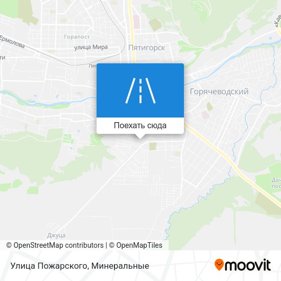Карта Улица Пожарского