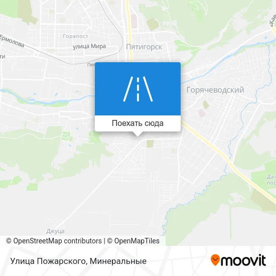 Карта Улица Пожарского