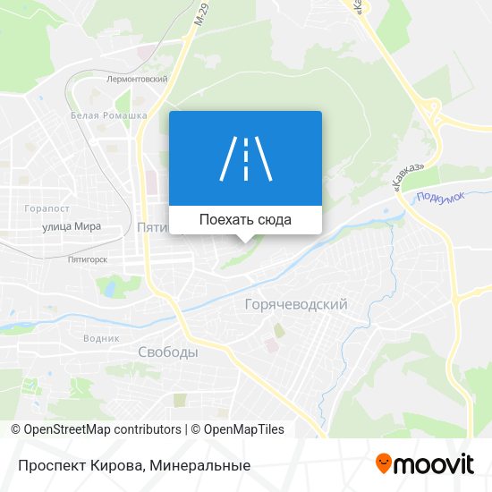 Карта Проспект Кирова
