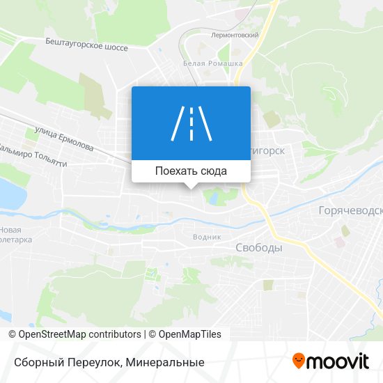 Карта Сборный Переулок