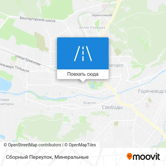 Карта Сборный Переулок