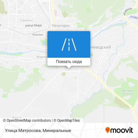 Карта Улица Матросова