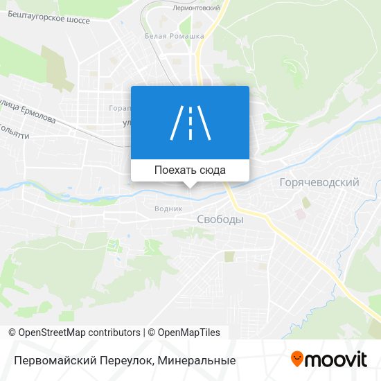 Карта Первомайский Переулок