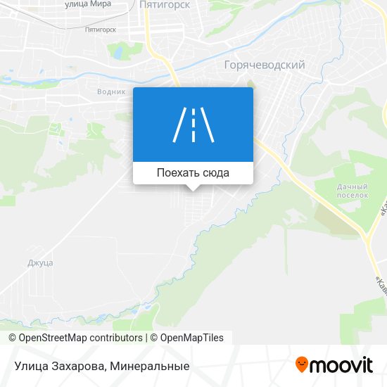 Карта Улица Захарова