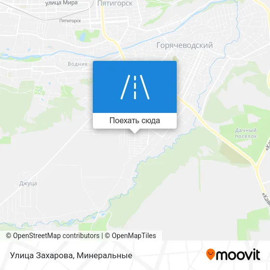 Карта Улица Захарова