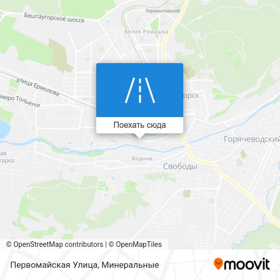 Карта Первомайская Улица