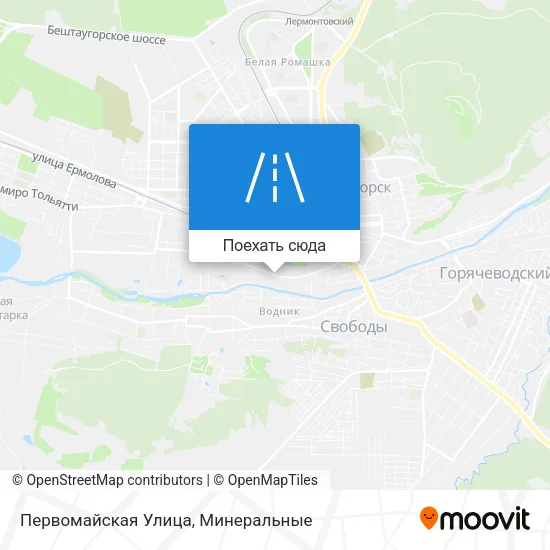 Карта Первомайская Улица