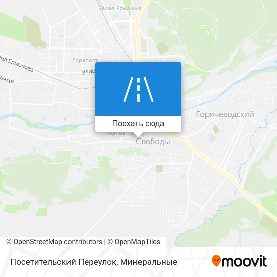 Карта Посетительский Переулок