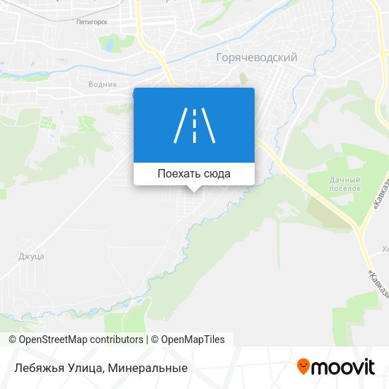 Карта Лебяжья Улица