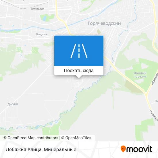 Карта Лебяжья Улица