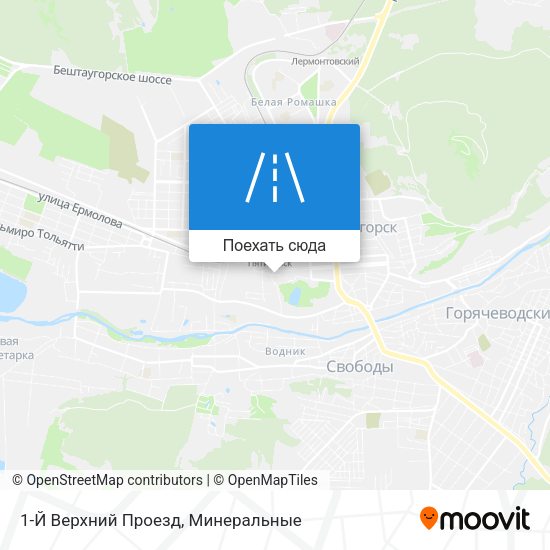 Карта 1-Й Верхний Проезд