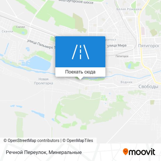 Карта Речной Переулок