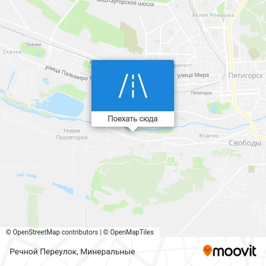 Карта Речной Переулок
