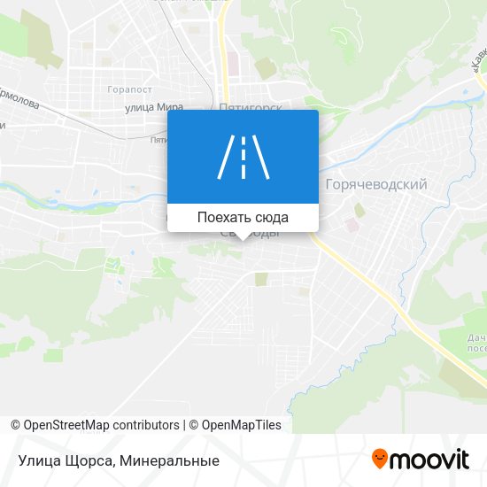 Карта Улица Щорса