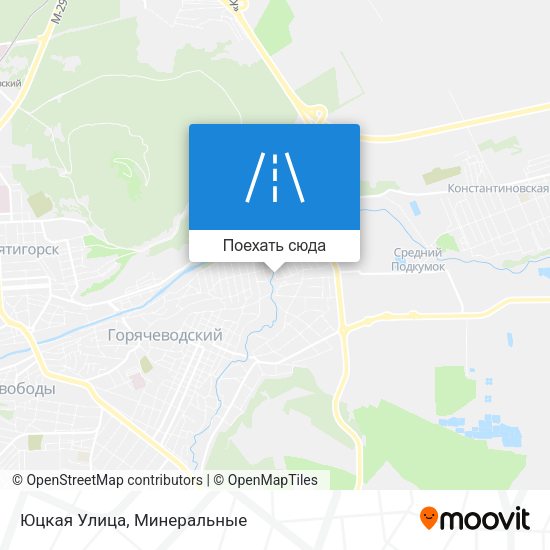 Карта Юцкая Улица