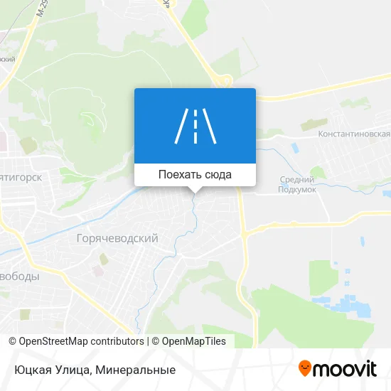 Карта Юцкая Улица