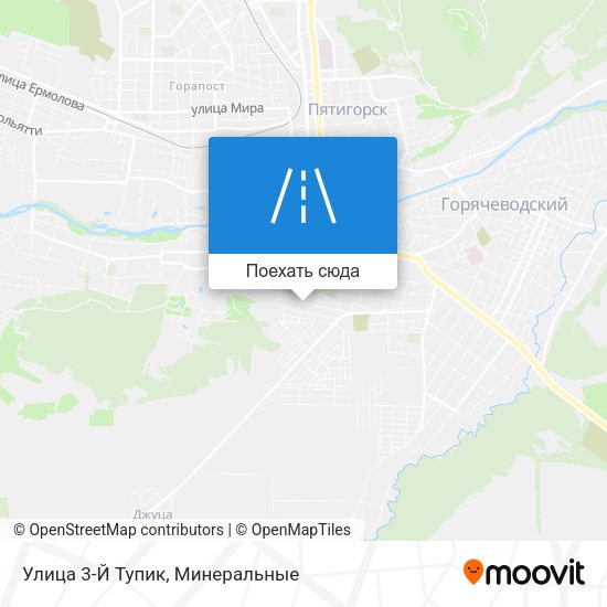 Карта Улица 3-Й Тупик