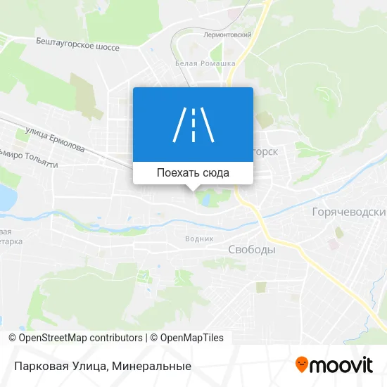 Карта Парковая Улица
