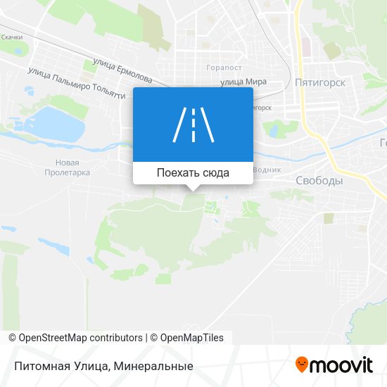 Карта Питомная Улица