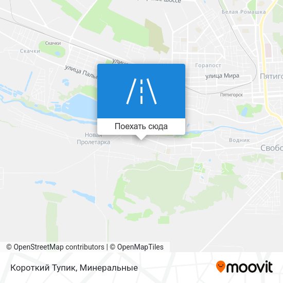 Карта Короткий Тупик