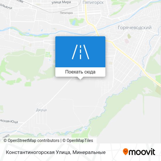 Карта Константиногорская Улица