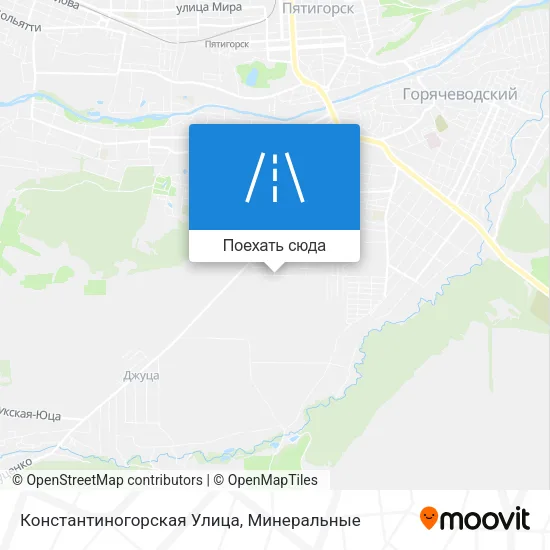 Карта Константиногорская Улица