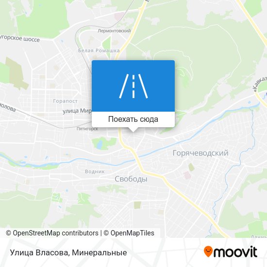 Карта Улица Власова