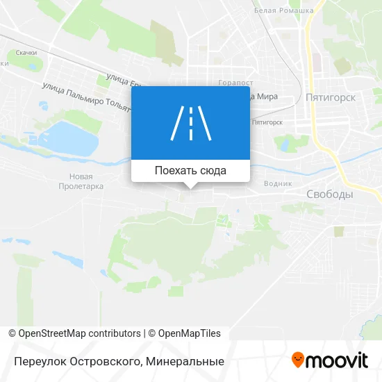 Карта Переулок Островского