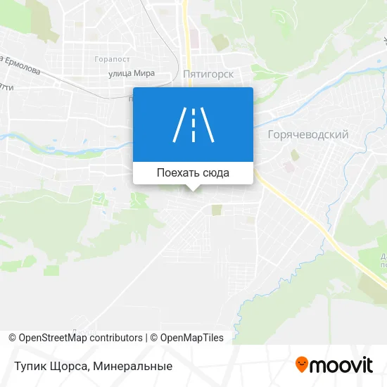 Карта Тупик Щорса