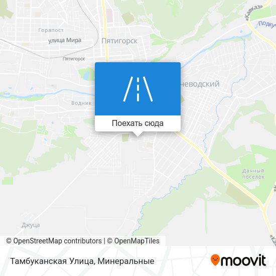 Карта Тамбуканская Улица