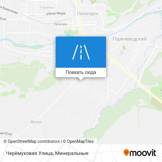 Карта Черёмуховая Улица