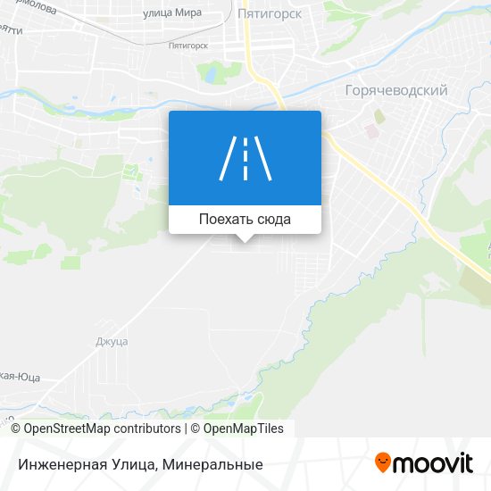 Карта Инженерная Улица