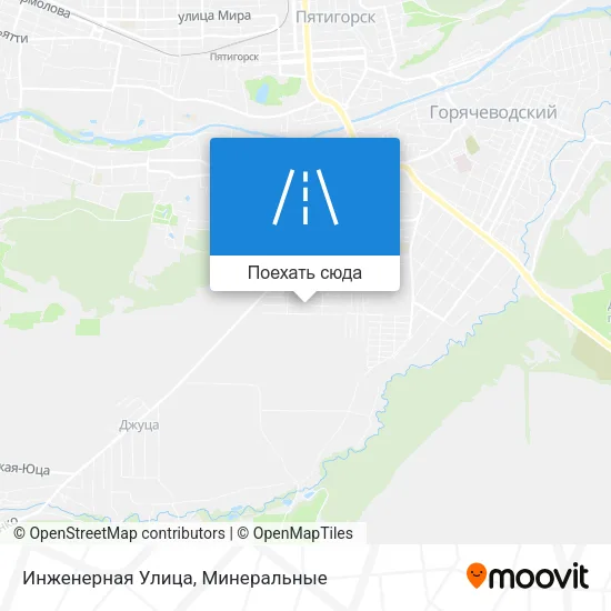 Карта Инженерная Улица