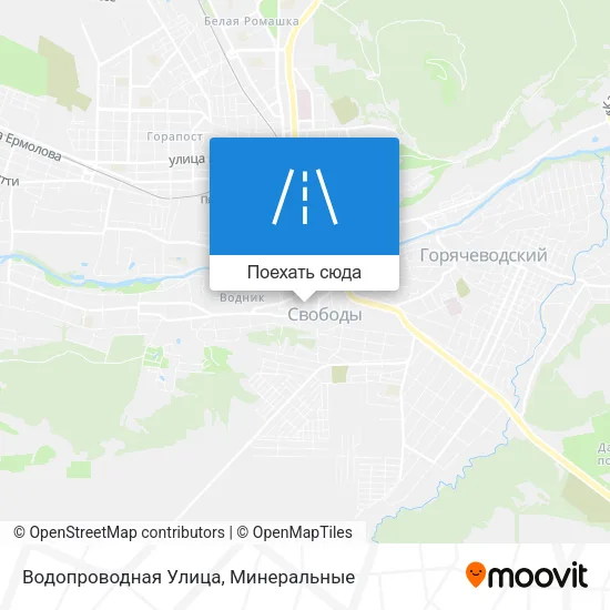 Карта Водопроводная Улица
