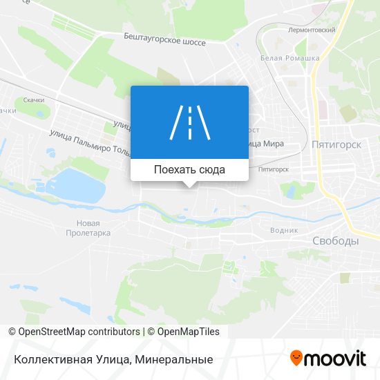 Карта Коллективная Улица