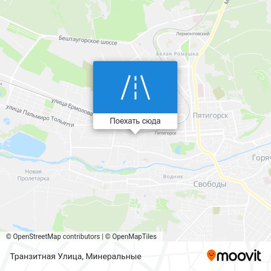 Карта Транзитная Улица