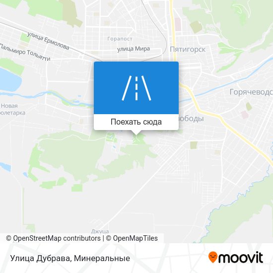 Карта Улица Дубрава